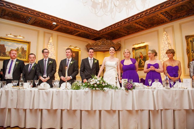 real wedding cabra castle ireland 